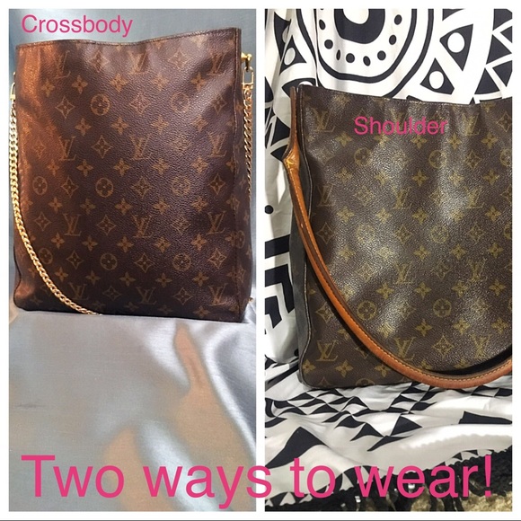 Authentic Louis Vuitton Looping GM Tote Crossbody - Picture 8 of 8